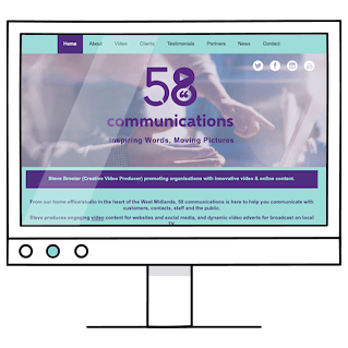 58 Communications website